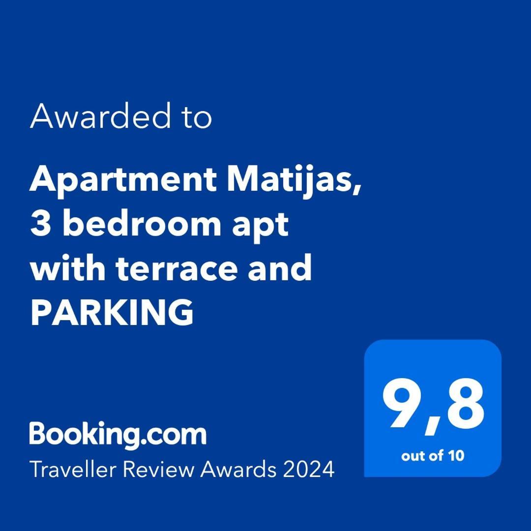 Apartment Matijas, 3 Bedroom Apt With Terrace And Parking Split Kültér fotó